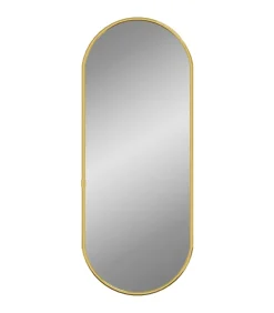 Online Wandspiegel 50x20 cm ovaal goudkleurig Spiegels