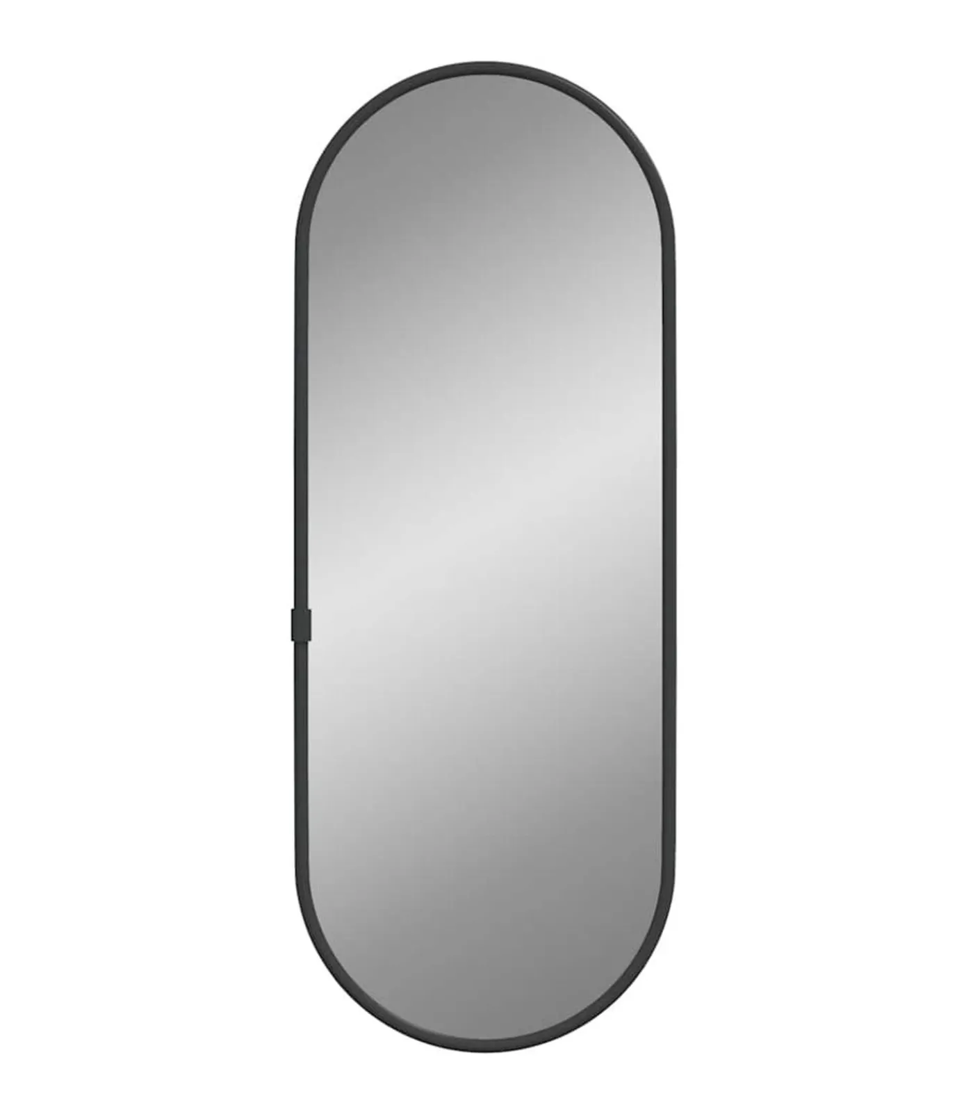 Online Wandspiegel 40x15 cm ovaal zwart Spiegels