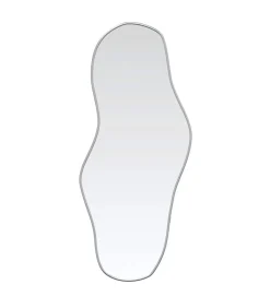 Hot Wandspiegel 80x35 cm zilverkleurig Spiegels