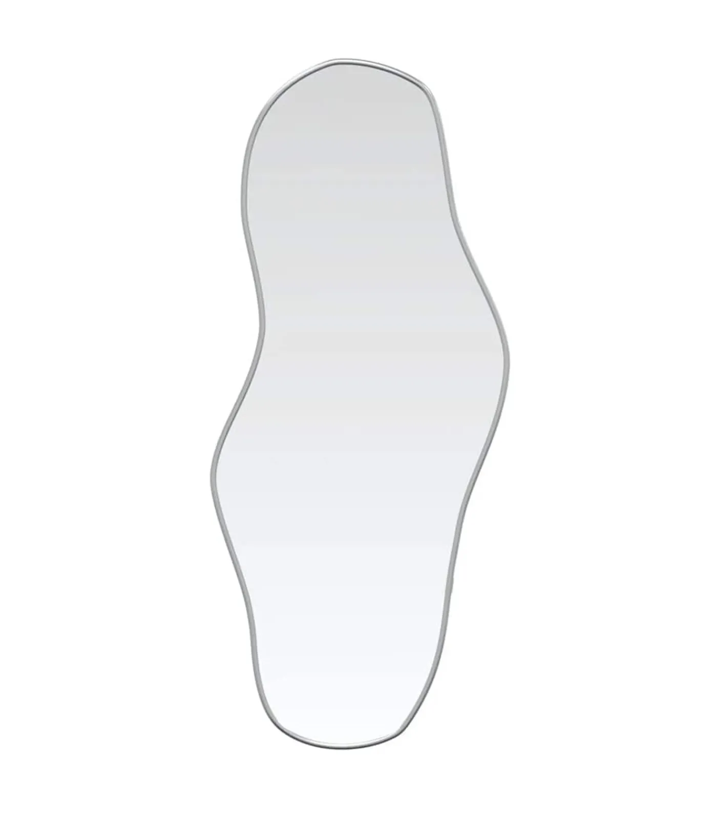 Hot Wandspiegel 80x35 cm zilverkleurig Spiegels