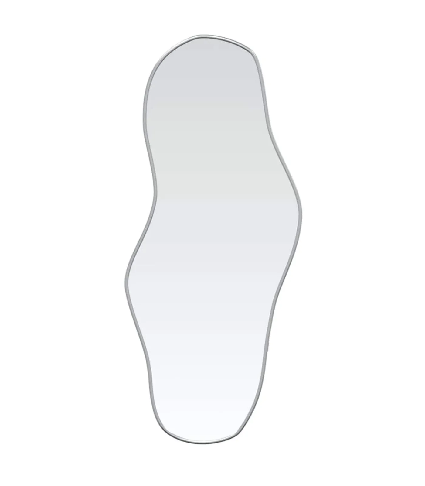 Best Wandspiegel 100x45 cm zilverkleurig Spiegels