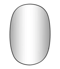 Hot Wandspiegel 50x35 cm zwart Spiegels