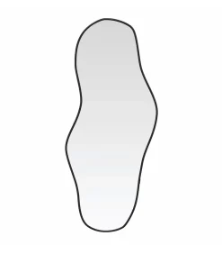 Wandspiegel 60x25 cm zwart Spiegels