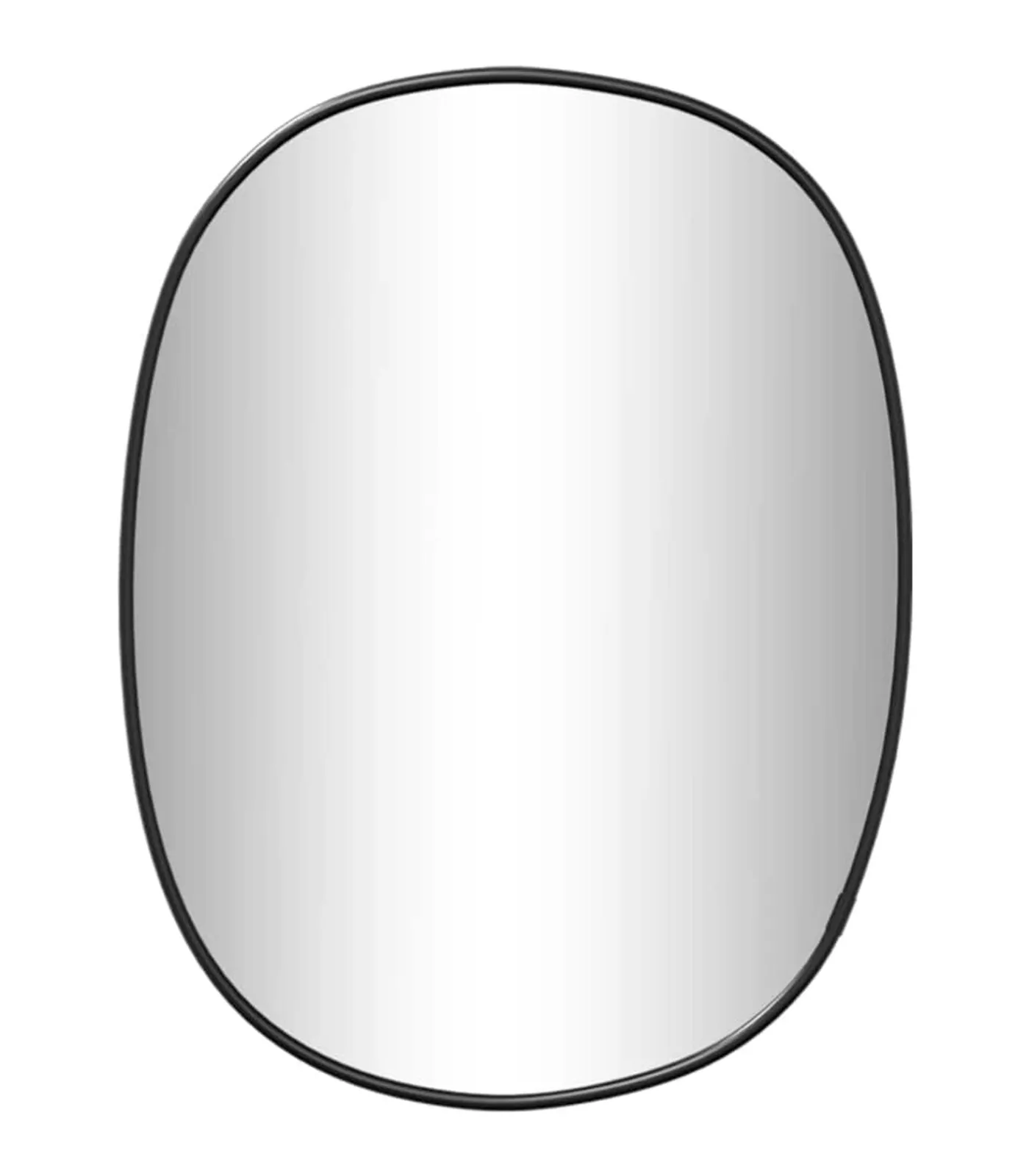 New Wandspiegel 40x30 cm zwart Spiegels