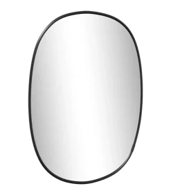 New Wandspiegel 40x30 cm zwart Spiegels