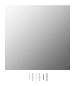 Hot Wandspiegels 2 st vierkant 40x40 cm glas Spiegels