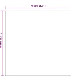 Hot Wandspiegels 2 st vierkant 40x40 cm glas Spiegels