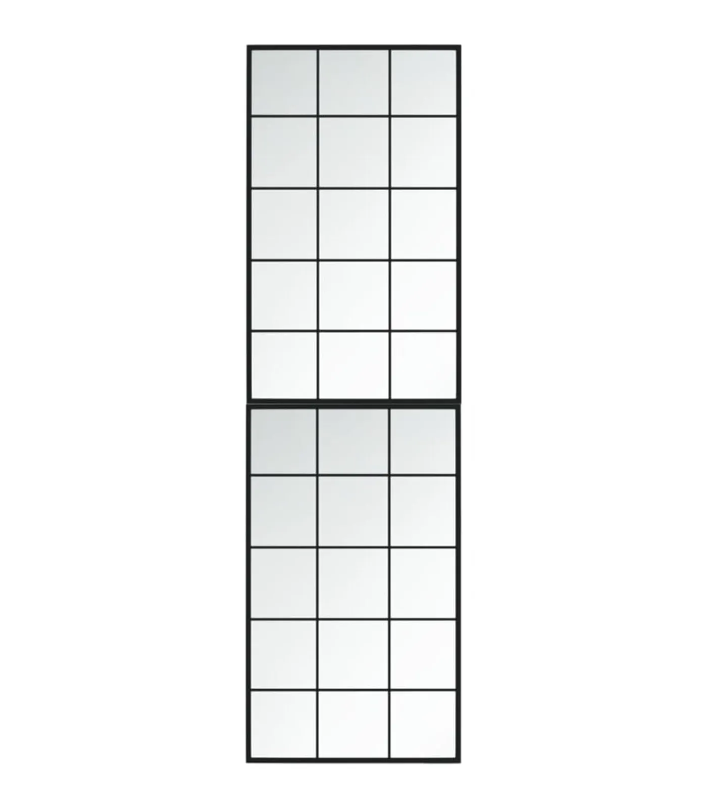 Online Wandspiegels 2 st 100x60 cm metaal zwart Spiegels