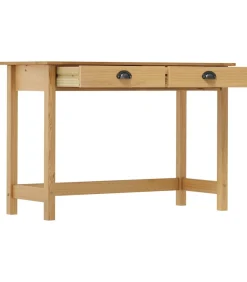 Wandtafel Hill 2 lades 110x45x74 cm massief grenenhout Tafels