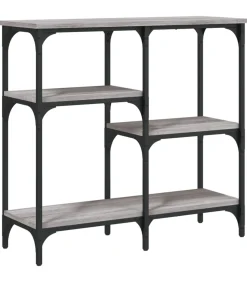 Online Wandtafel 80x29x75 cm bewerkt hout grijs sonoma eikenkleurig Tafels