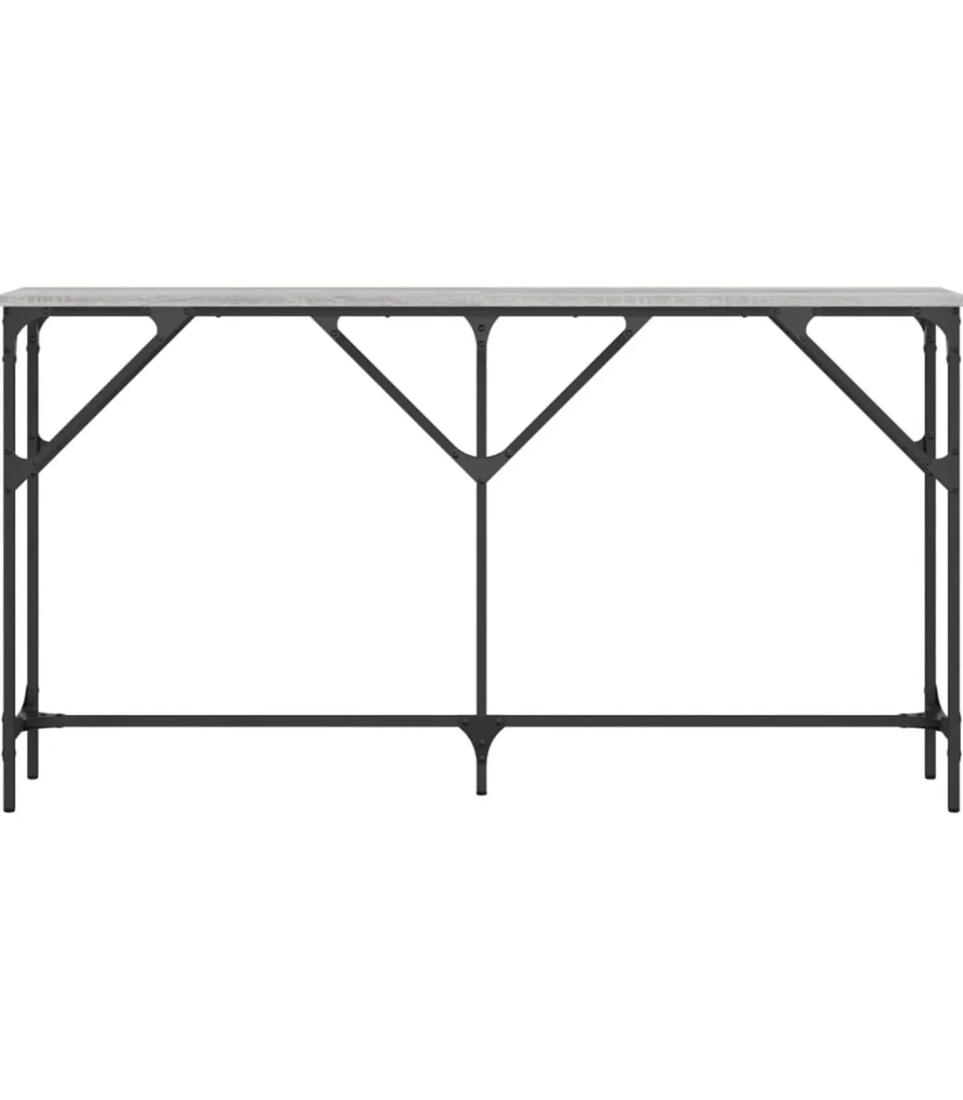 Wandtafel 140x23x75 cm bewerkt hout grijs sonoma Tafels