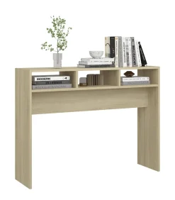 Discount Wandtafel 105x30x80 cm bewerkt hout sonoma eikenkleurig Tafels