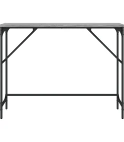 New Wandtafel 100x32x75 cm bewerkt hout grijs sonoma eikenkleurig Tafels