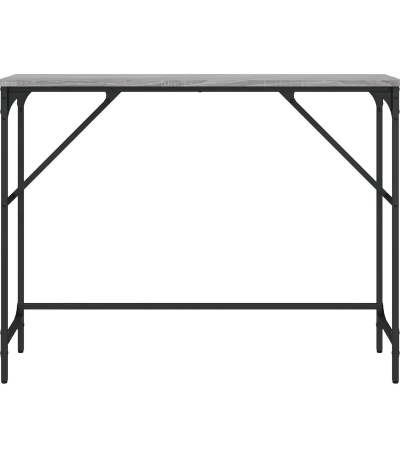 New Wandtafel 100x32x75 cm bewerkt hout grijs sonoma eikenkleurig Tafels