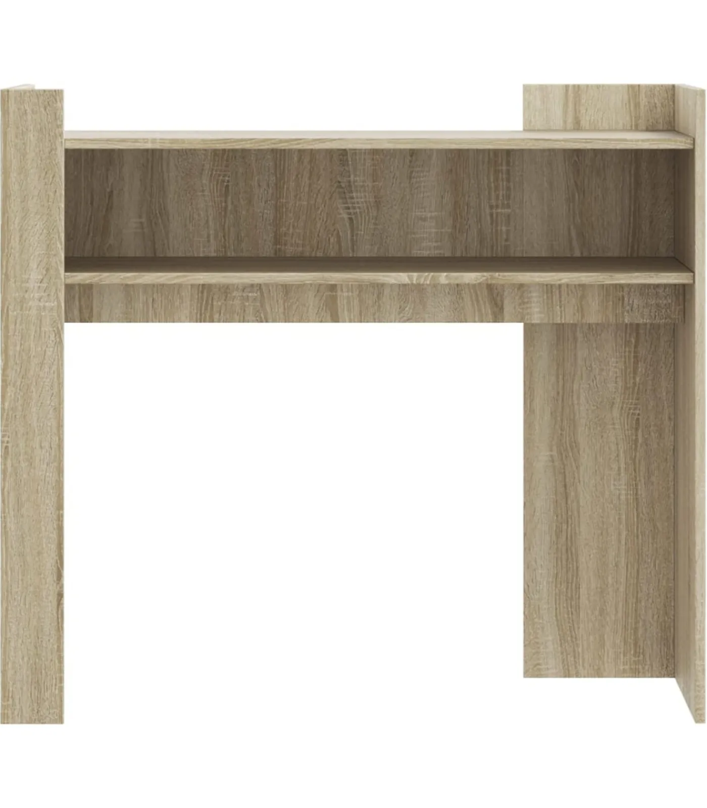 Hot Wandtafel 100x35x90 cm bewerkt hout sonoma eikenkleurig Tafels