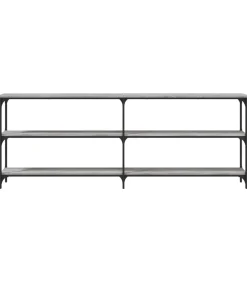 Best Wandtafel 200x29x75 cm bewerkt hout grijs sonoma eikenkleurig Tafels