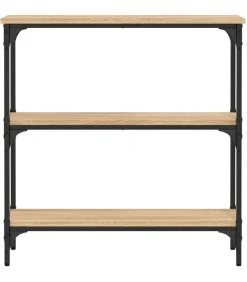 Clearance Wandtafel 75x22,5x75 cm bewerkt hout sonoma eikenkleurig Tafels