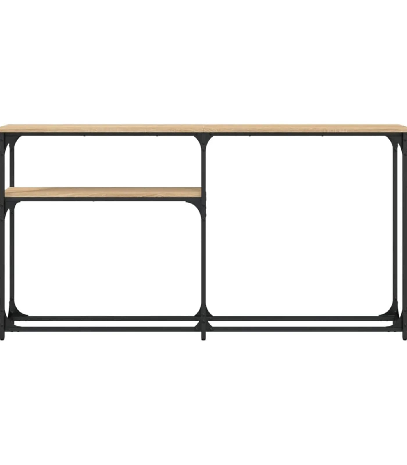 Sale Wandtafel 145x22,5x75 cm bewerkt hout sonoma eikenkleurig Tafels