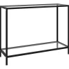 Best Wandtafel 100x35x75 cm gehard glas transparant Tafels