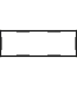 Best Wandtafel 100x35x75 cm gehard glas transparant Tafels