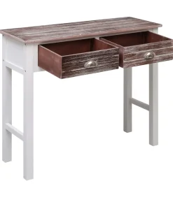 Clearance Wandtafel 90x30x77 cm hout bruin Tafels