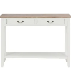 Sale Wandtafel 110x35x80 cm hout wit Tafels