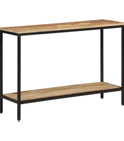 Wandtafel 100x35x70 cm massief ruw mangohout Tafels
