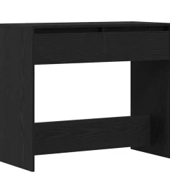 Clearance Wandtafel 89x41x76,5 cm spaanplaat zwart eikenkleurig Tafels