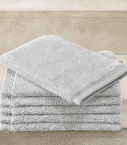 Sale Washandjes Contessa Silver 16 x 21 cm - 6 st. Washandjes