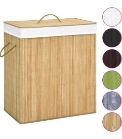 Sale Wasmand met 2 vakken 100 L bamboe Manden En Bakken