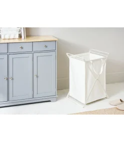 Online Wasmand met Uitneembare Waszak - Tower - Wit Manden En Bakken