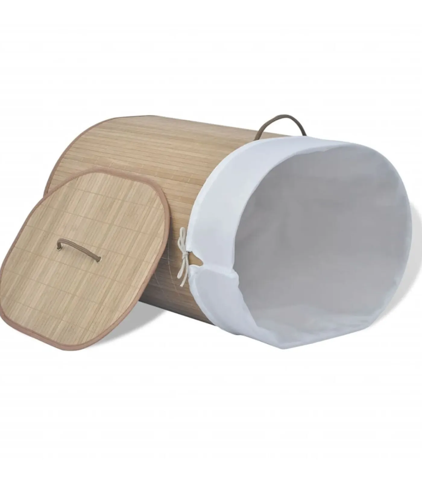 Best Wasmand ovaal bamboe natuurlijk Manden En Bakken