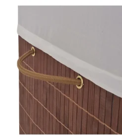 Sale Wasmand rechthoekig bamboe bruin Manden En Bakken