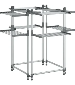 Best Wasrek 107x107x120 cm aluminium Wassen & Strijken