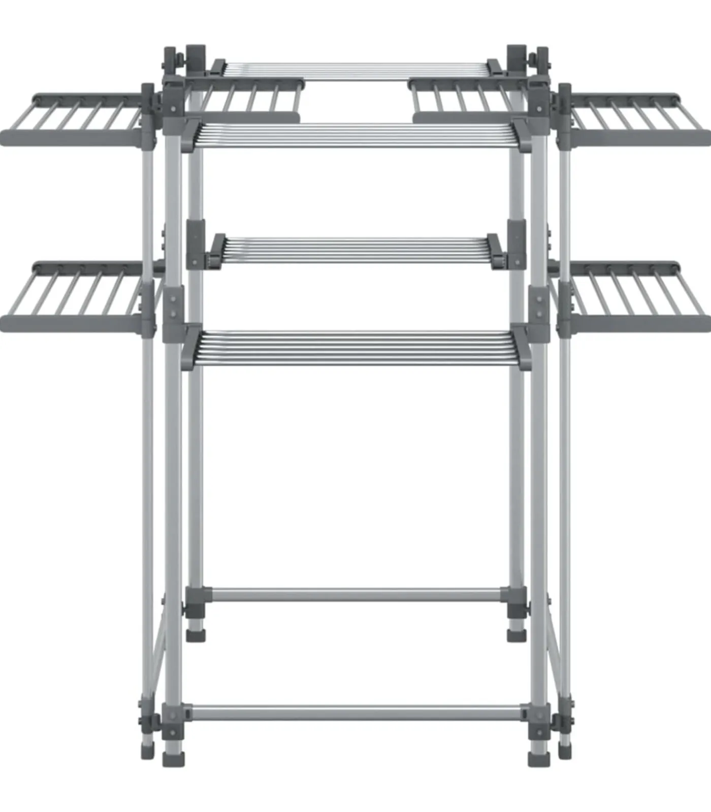 Best Wasrek 107x107x120 cm aluminium Wassen & Strijken