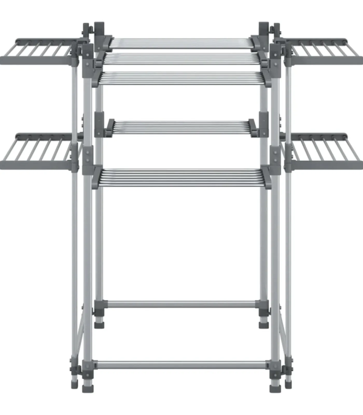 Best Wasrek 107x107x120 cm aluminium Wassen & Strijken