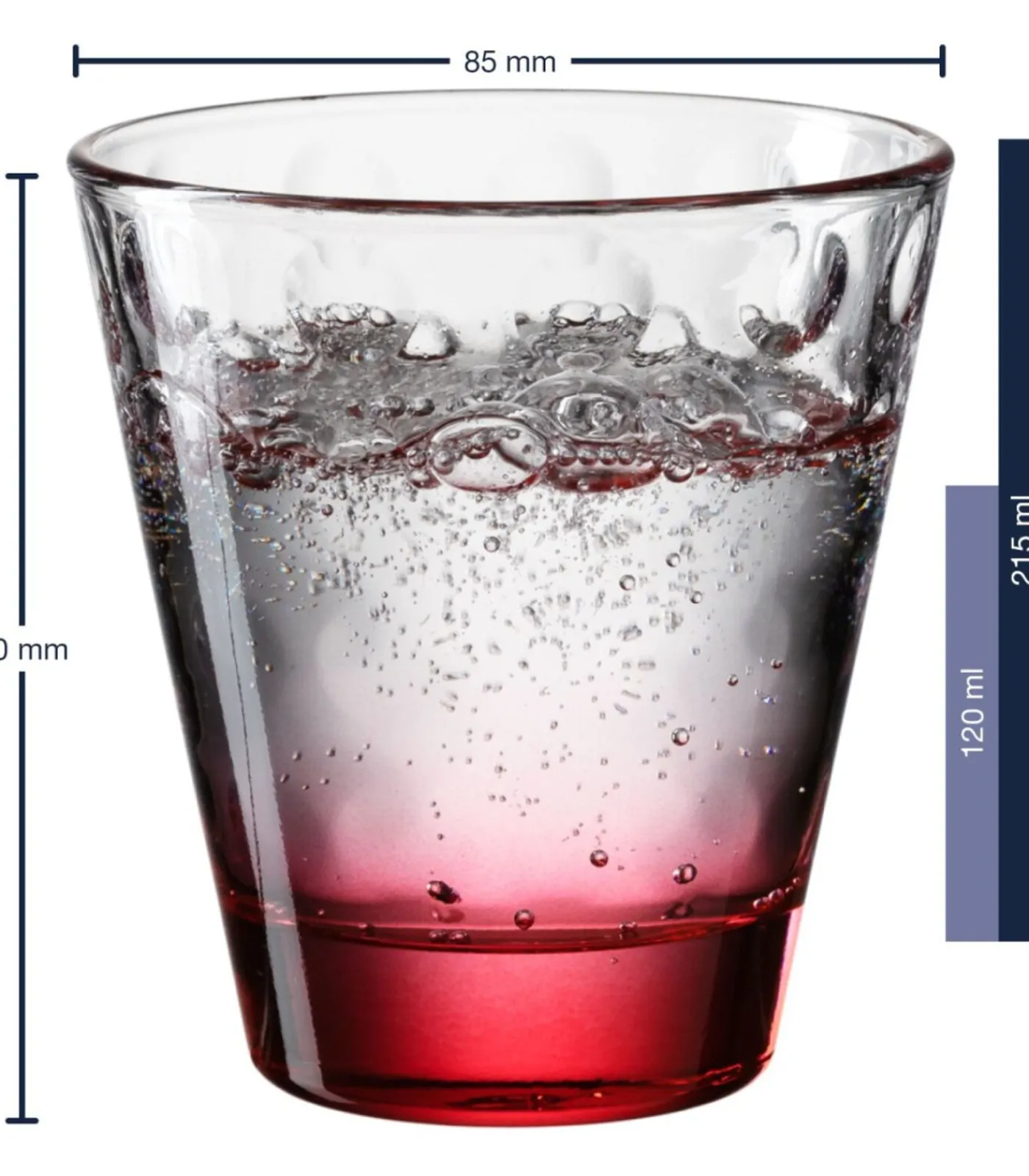 Best Waterglazen optic - 215 ml - 6 stuks Glazen & Karaffen