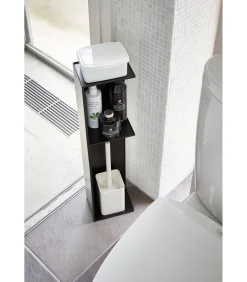 Online WC Opbergrek - Tower - Zwart Toiletaccessoires