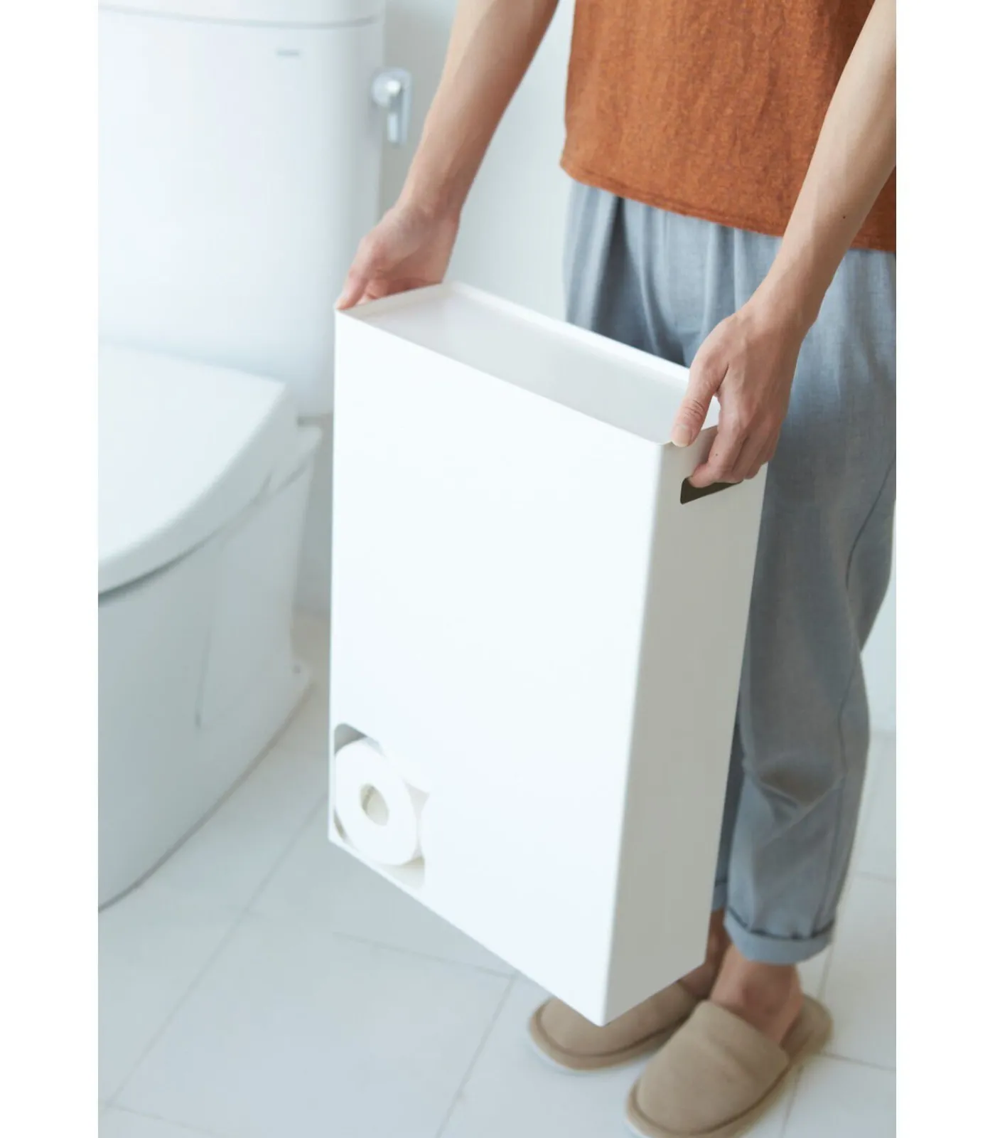 Clearance WC Rolhouder - Plate - Wit Toiletaccessoires