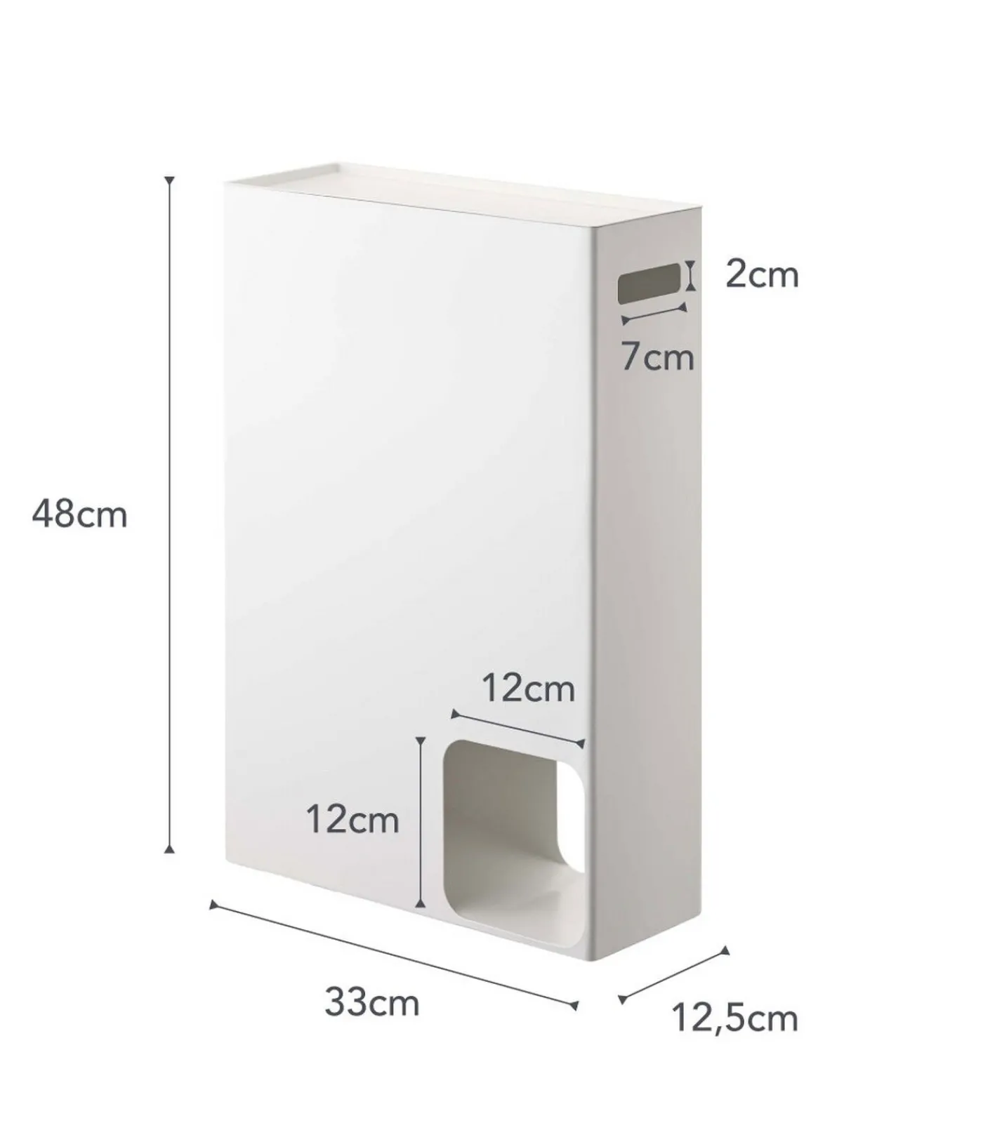 Clearance WC Rolhouder - Plate - Wit Toiletaccessoires