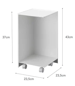 Outlet WC Rolhouder met Wieltjes - Tower - Wit Toiletaccessoires