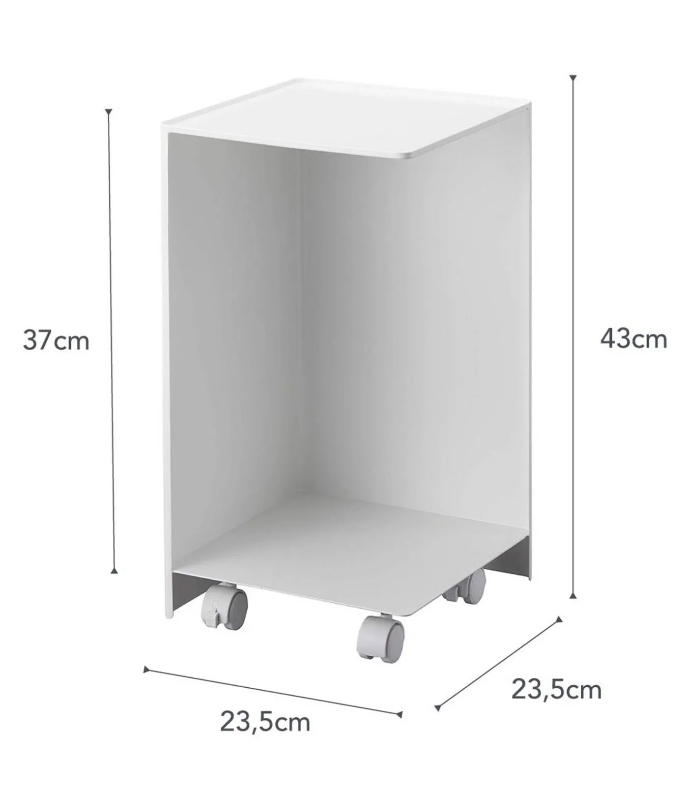 Outlet WC Rolhouder met Wieltjes - Tower - Wit Toiletaccessoires