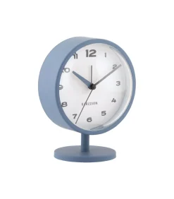 Sale Wekker Brisk Dome - Klassiek blauw - 6.5x11x13.8cm Klokken