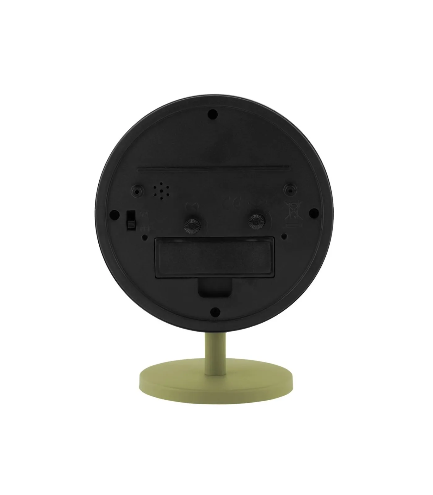 Wekker Brisk Dome - Legergroen - 6.5x11x13.8cm Klokken