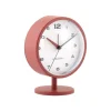 Outlet Wekker Brisk Dome - Rode oker - 6.5x11x13.8cm Klokken