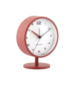 Outlet Wekker Brisk Dome - Rode oker - 6.5x11x13.8cm Klokken
