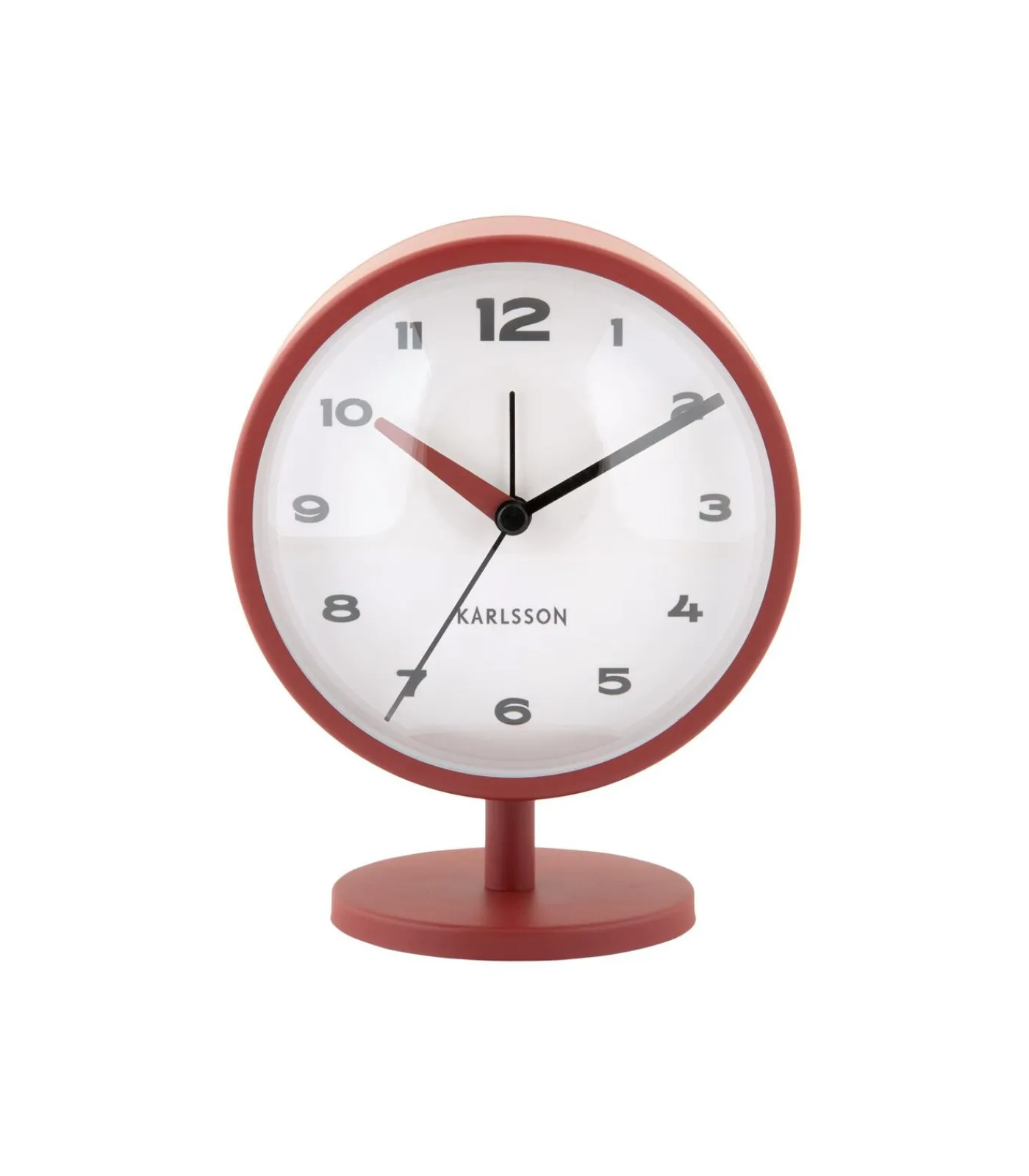 Outlet Wekker Brisk Dome - Rode oker - 6.5x11x13.8cm Klokken