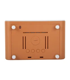 Online Wekker Chunky Led - Okergeel - 17x11x8.6cm Klokken