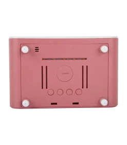 Best Wekker Chunky Led - Oudroze - 17x11x8.6cm Klokken