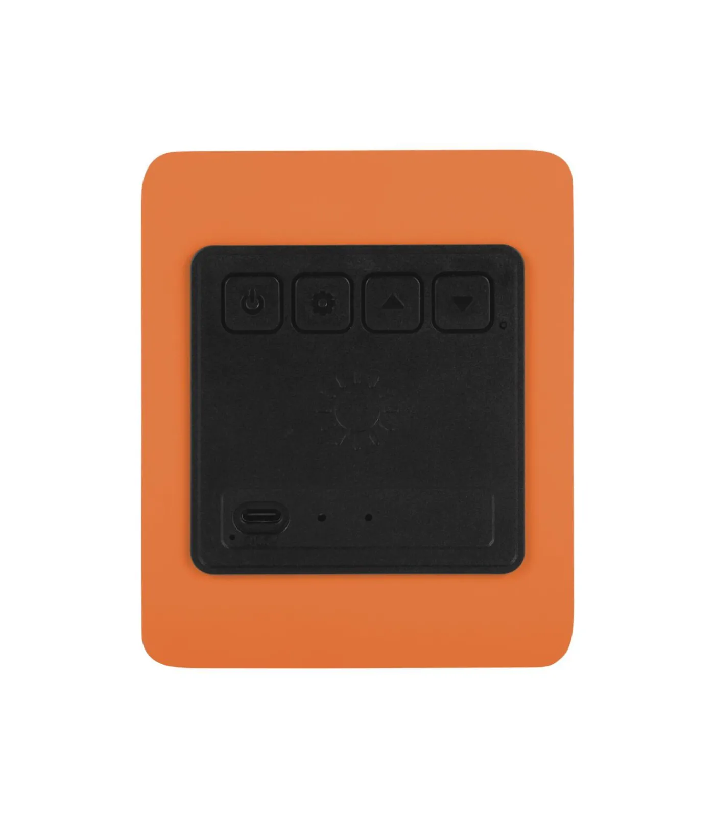 Clearance Wekker Funky Vibes - Helderoranje - 9.5x6.5x11.5cm Klokken